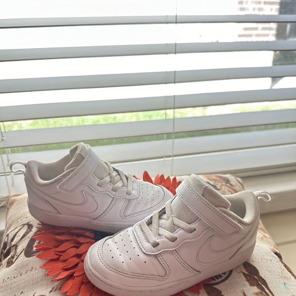Kids White Nike Sneakers